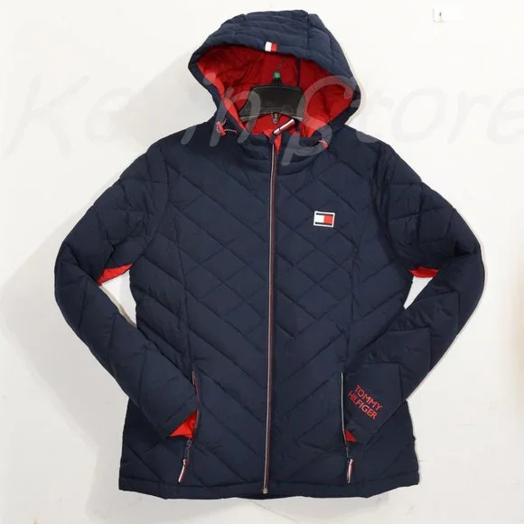 NWT NAVY Tommy Hilfiger Ladies' Packable Jacket - Picture 4 of 12